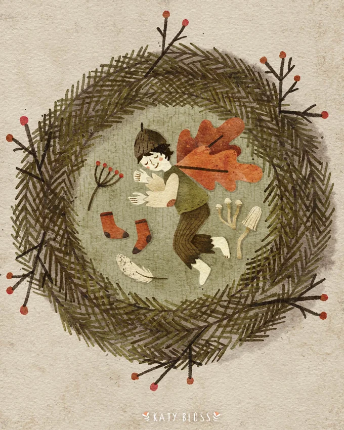 Acorn Fairy — Illustrations by Kate Turnbull