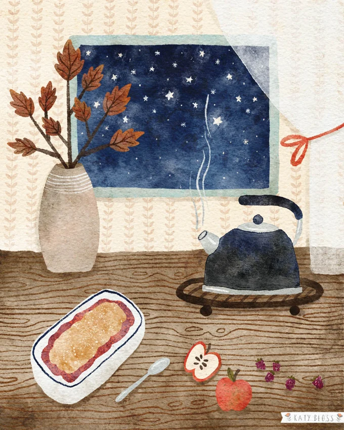 Apple Crumble — Illustrations by Kate Turnbull