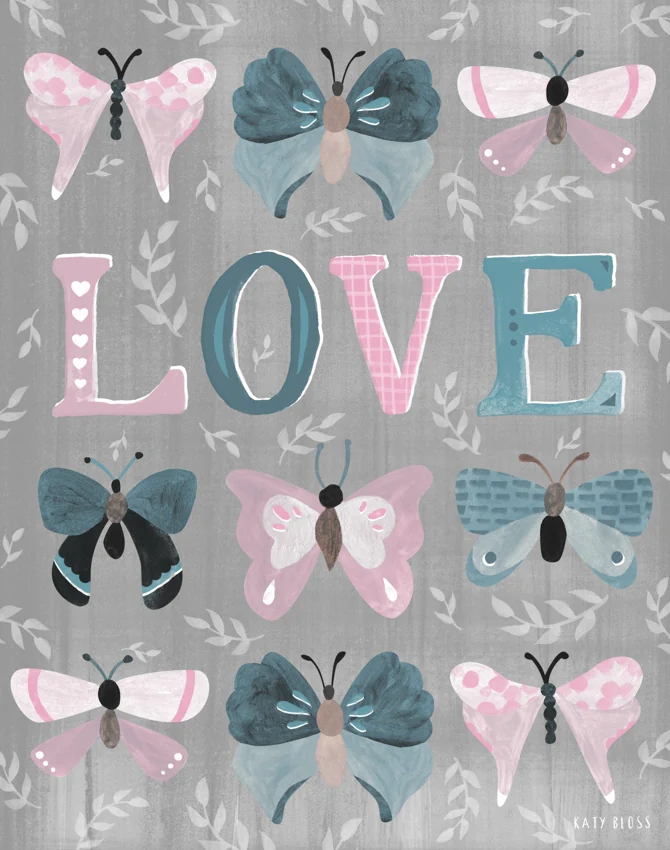Butterfly Love — Illustrations by Kate Turnbull