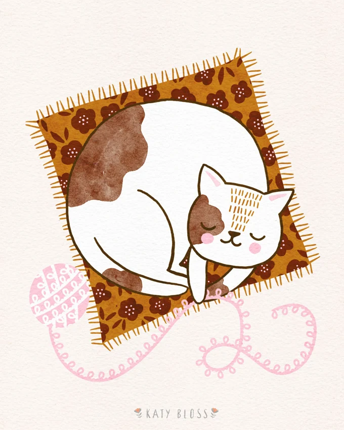 Cosy Cat — Illustrations by Kate Turnbull