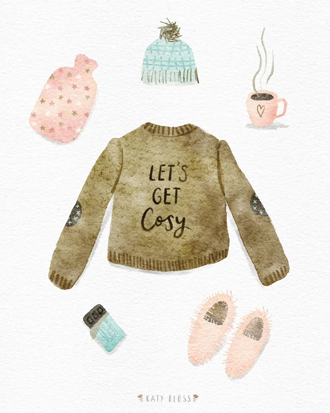 Cosy Jumper — Illustrations by Kate Turnbull