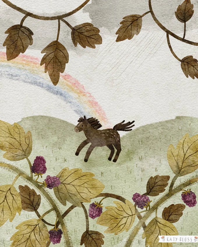 Galloping Pony — Illustrations by Kate Turnbull