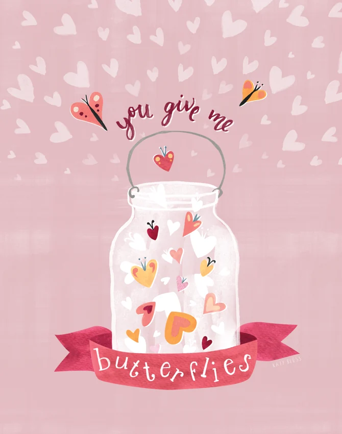 Give Me Butterflies — Illustrations by Kate Turnbull