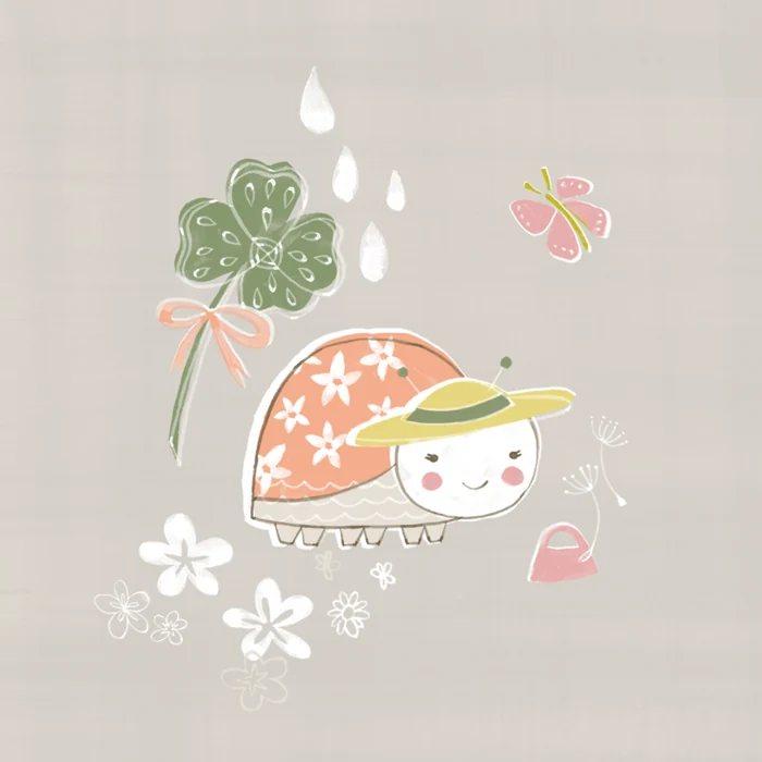 Lady Bug Square — Illustrations by Kate Turnbull