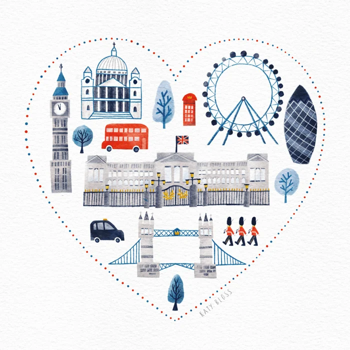 Love London — Illustrations by Kate Turnbull