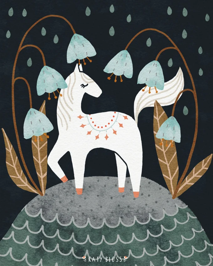 Midnight Pony — Illustrations by Kate Turnbull