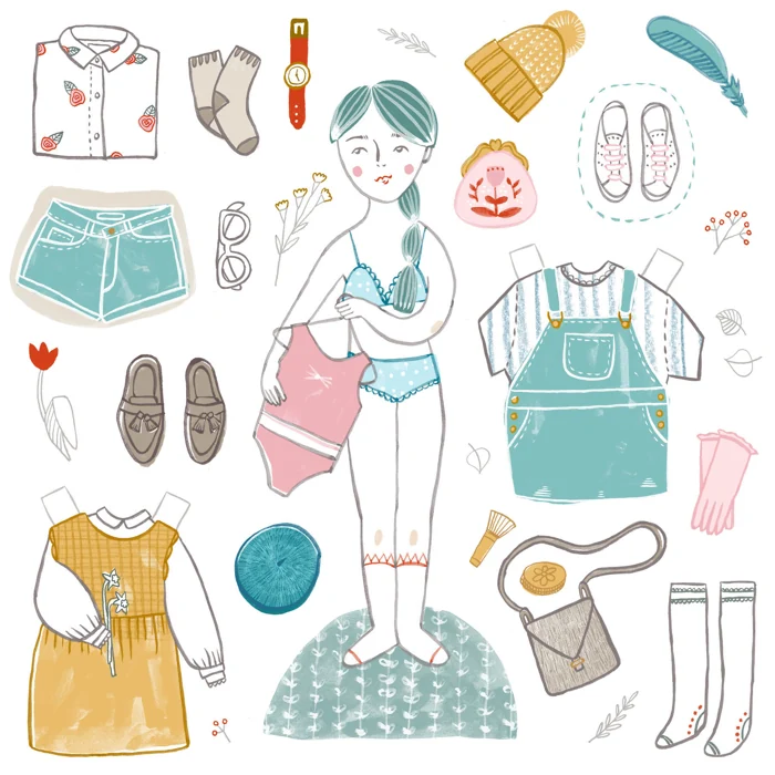 Wardrobe — Illustrations by Kate Turnbull