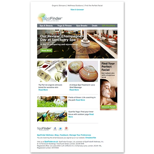 Summer Newsletter Email — HTML Newsletters by Kate Turnbull