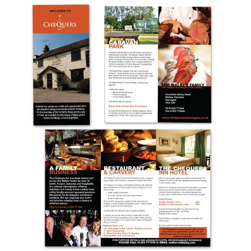 Chequers Inn Brochure — Print Marketing Materials by Kate Turnbull